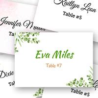 place card maker|Free Tent Cards Generator .